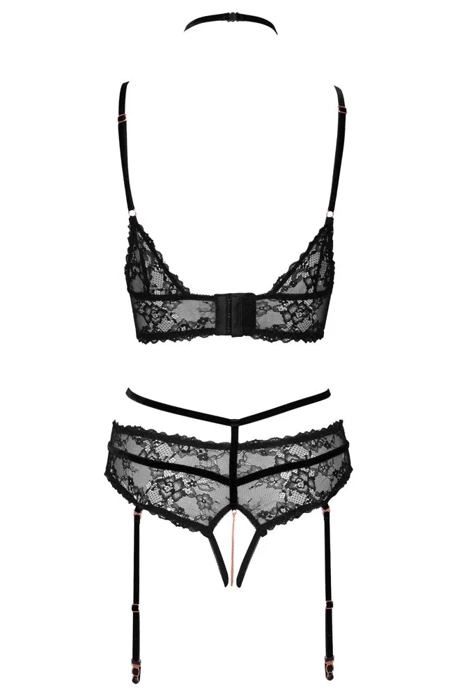 Abierta Fina Lingerie Set