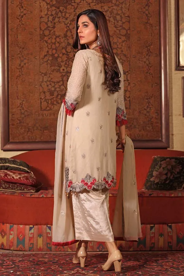 Angan by Zebaish – Luxury Embroidered Chiffon Formal Collection – Peace Lily