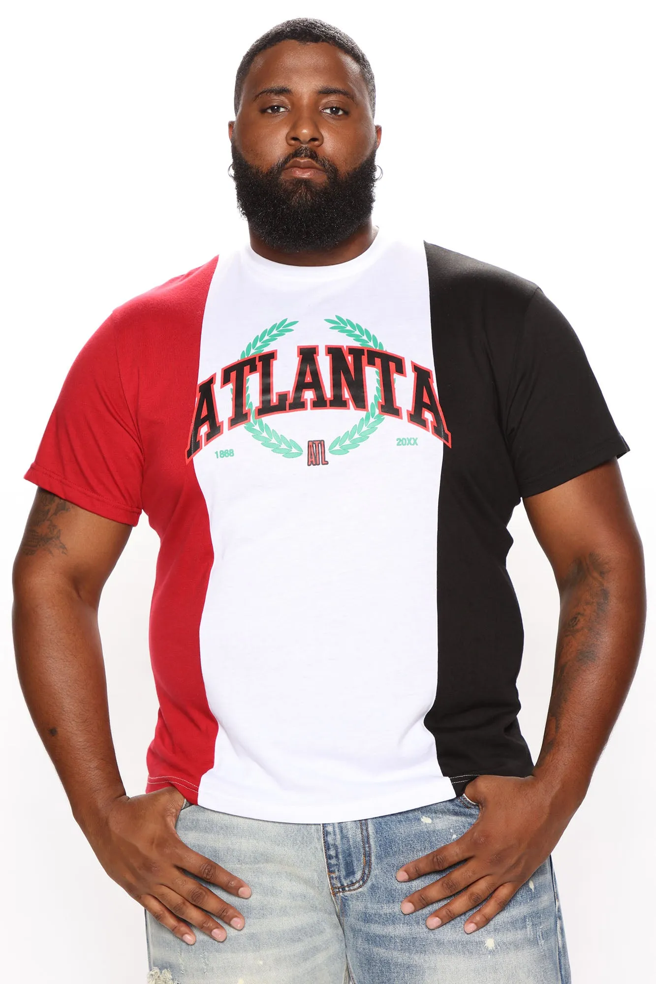 Atlanta Stack Short Sleeve Tee - Multi Color