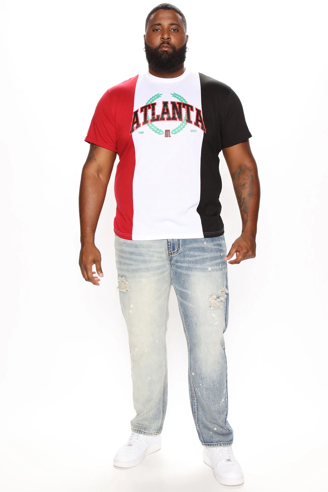 Atlanta Stack Short Sleeve Tee - Multi Color