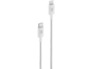 Cable USB-C a Lightning - CellularLine, 1.5 m, USB C a Lightning, Apple, Blanco