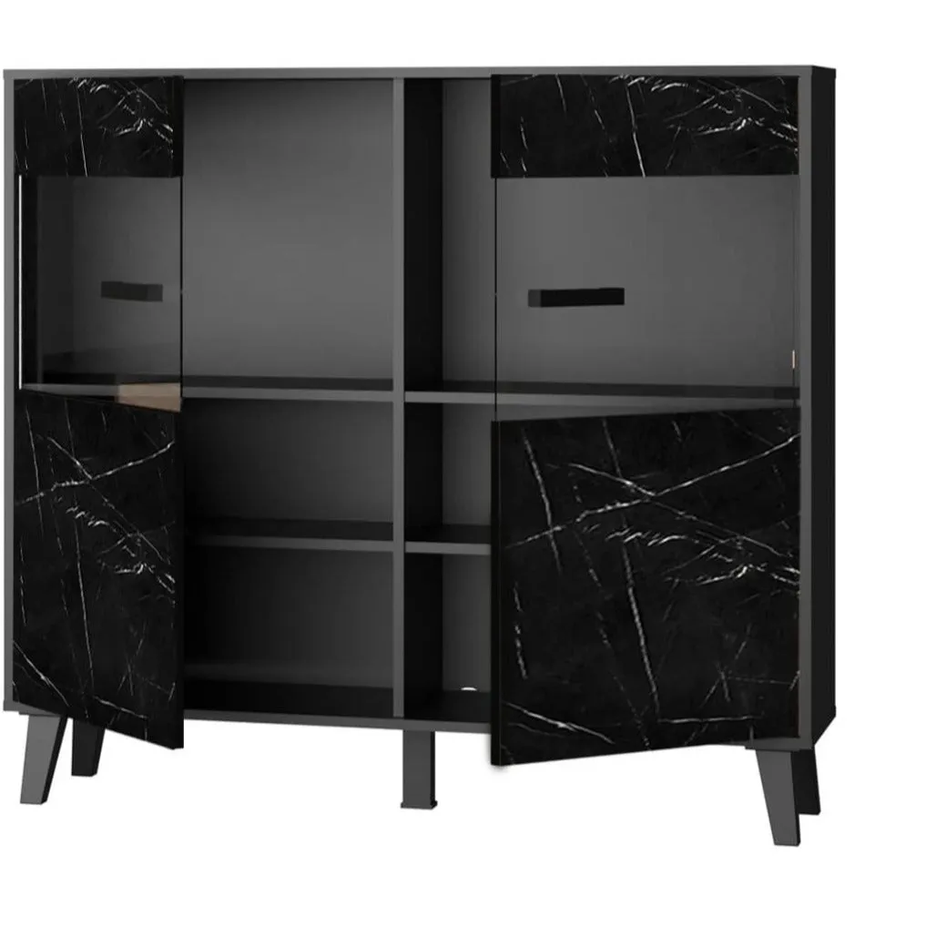 Fina 81 Display Cabinet 126cm