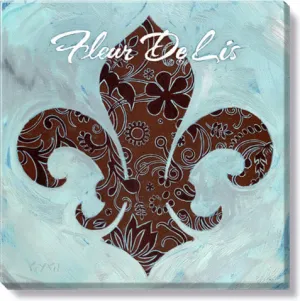 Fleur-De-Lis Giclee Wall Art